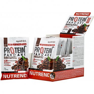 Nutrend Protein Pancake - 10x 50 g, bez příchuti