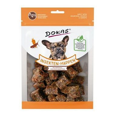 Dokas Kostičky s hmyzem a mrkví 100 g