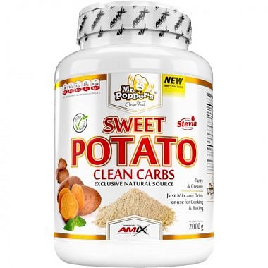 Amix Sweet Potato Clean Carbs - 2000 g, bílá čokoláda
