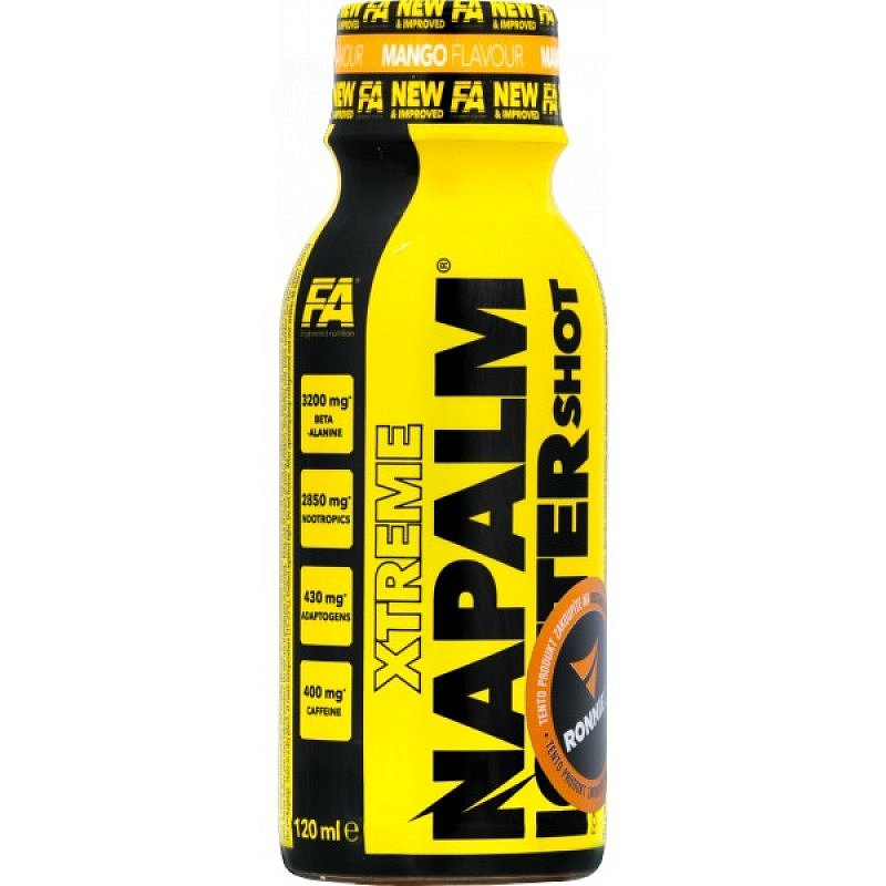 Fitness Authority Xtreme Napalm Igniter Shot 2022 - 120 ml, citrus yuzu