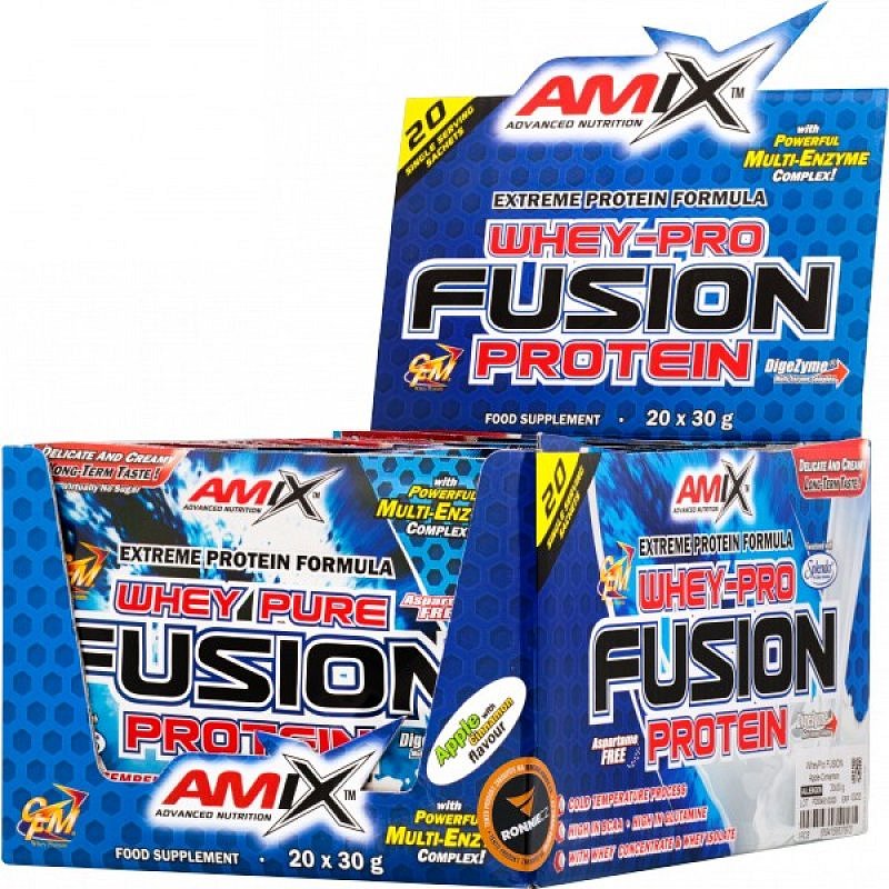 Amix Whey-Pro Fusion Protein - 20x30 g, piňakoláda