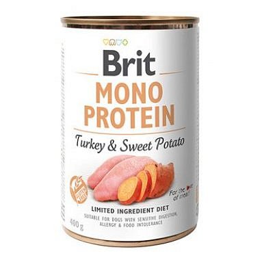 Brit Dog konz Mono Protein Turkey & Sweet Potato 400 g