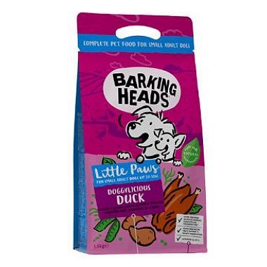 BARKING HEADS Little Paws Doggylicious Duck 1,5 kg