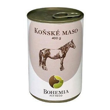 BOHEMIA MASO Koňské ve vlastní šťávě 400 g
