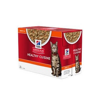 Hill's Fel. SP Adult HCui Chicken & VegStew Kapsa 12 x 80 g