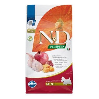 N&D Pumpkin DOG Adult Mini Quail & Pomegranate 2 kg