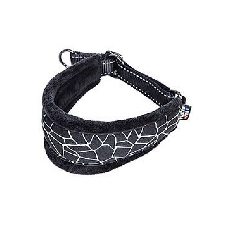 Obojek nylon Cube Hound polostah. černý XS (22-28cm)