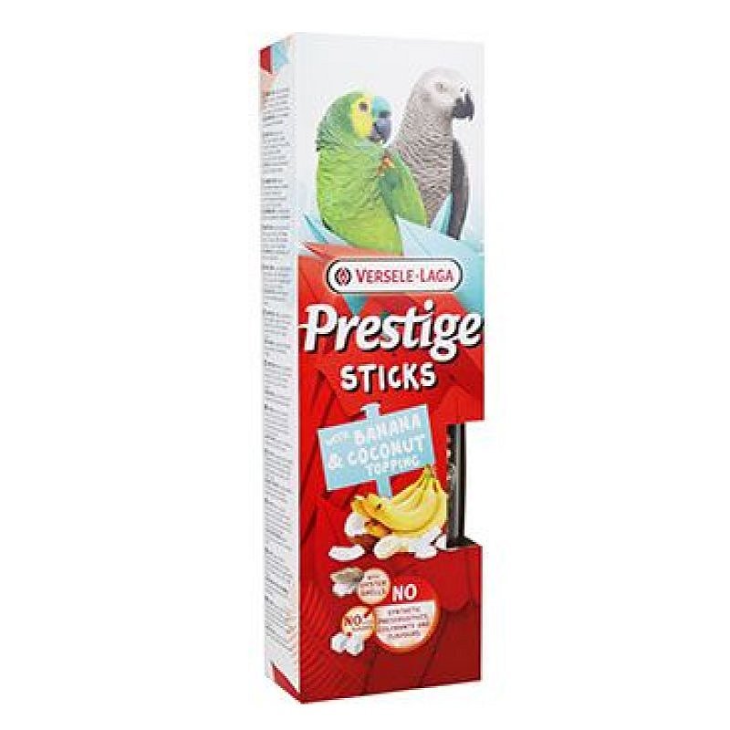 VL Prestige Sticks pro velké papoušky Ban.&Cocon. 2x70g