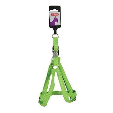 Postroj pes MAC LEATHER zelená 10 mm Zolux