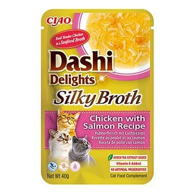 Churu Cat Dashi Delights Silky Broth Chick&Salmon 40 g