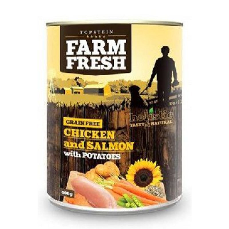 Farm Fresh Dog Chicken & Salmon with Potatoes konz 800 g