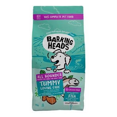 BARKING HEADS All Hounder Tummy Lovin' Care Fish 12 kg