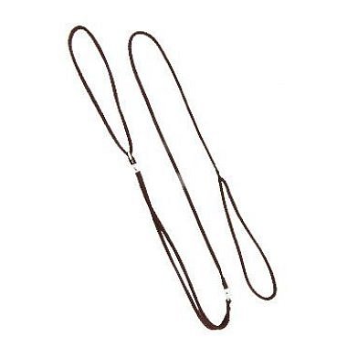 Vodítko DINOFASHION předváděcí šňůra 130cm/7mm hnědé