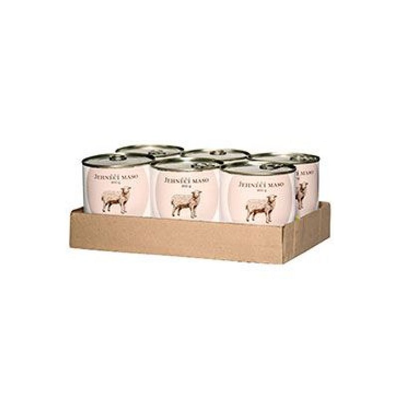 BOHEMIA MASO Jehněčí ve vlastní šťávě SIX PACK 6 x 800 g