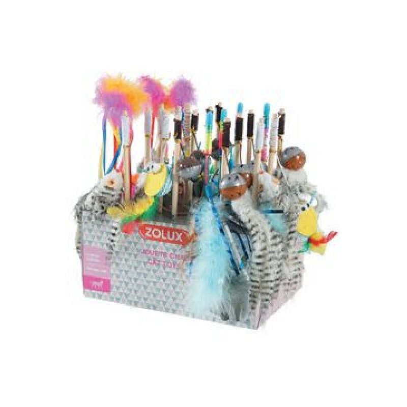 Hračka kočka Display udice 24 ks Zolux
