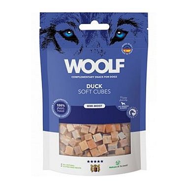 WOOLF pochoutka Soft Cubes Duck 100 g