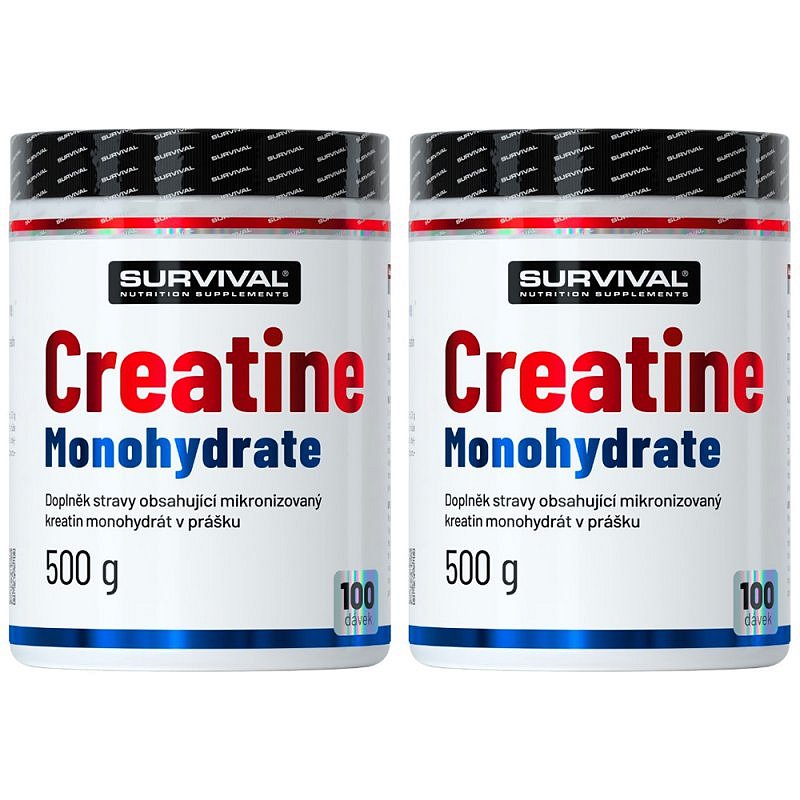 Survival Creatine Monohydrate Fair Power 500 g - AKCE 1+1