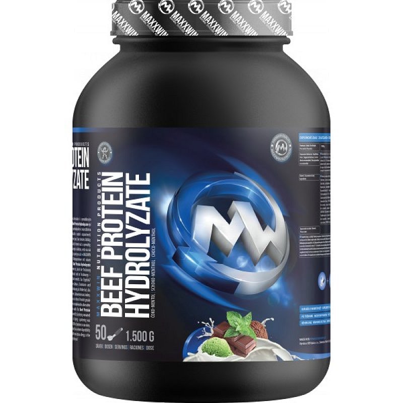 MaxxWin Beef Protein Hydrolyzate 1500 g, čokoláda