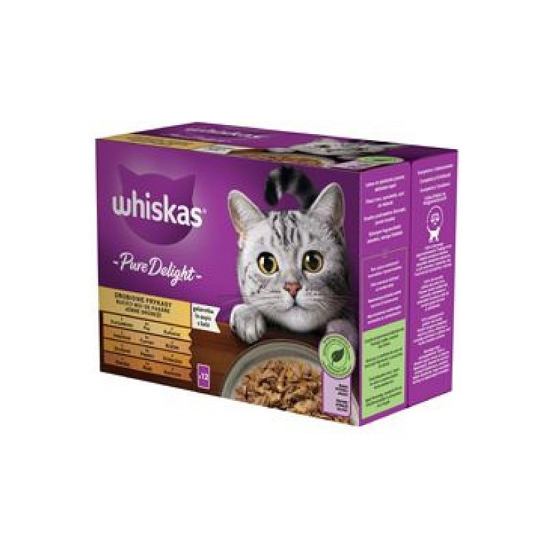 Whiskas kaps. Pure Delight drůb. výb. žel. 12 x 85 g