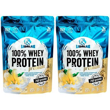 Lionlab 100 % Whey Protein 750 g - 1+1