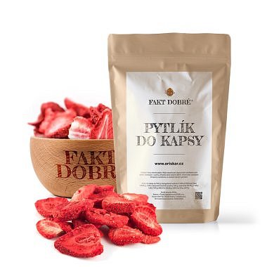 FAKT DOBRÉ Lyofilizované jahody PLÁTKY 20 g