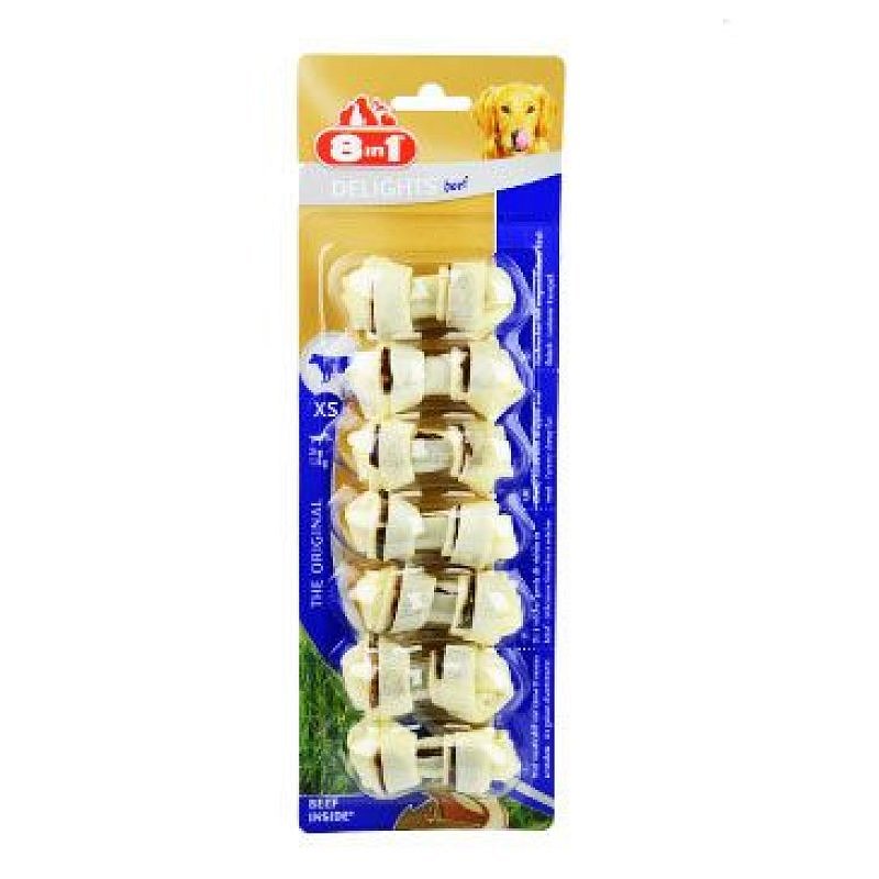 Kost žvýkací Delights Beef XS 7 ks