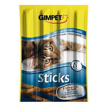 Gimpet Sticks losos+pstruh 4 ks
