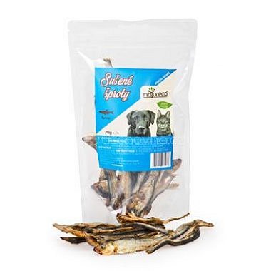 NATURECA Šproty sušené 6 - 8 cm 70 g
