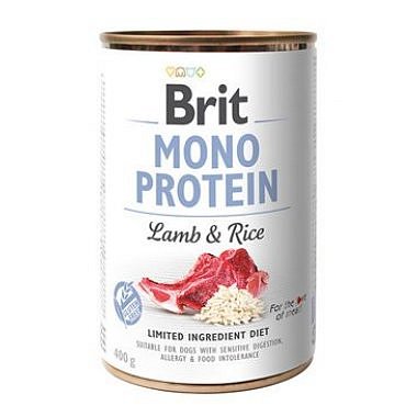 Brit Dog konz Mono Protein Lamb & Brown Rice 400 g