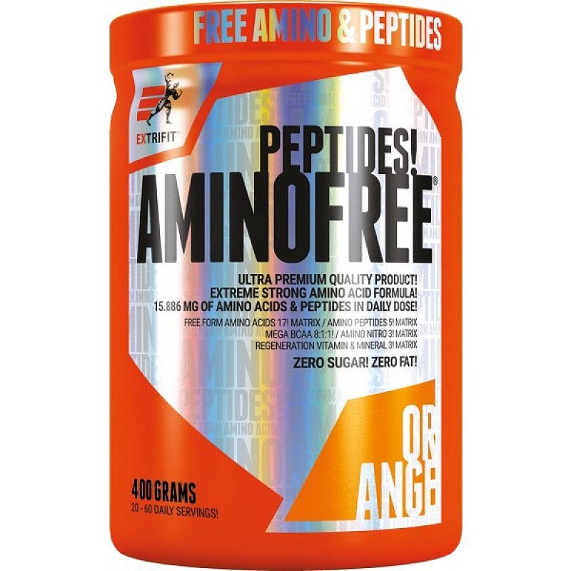 Extrifit AminoFree Peptides - 400 g, broskev