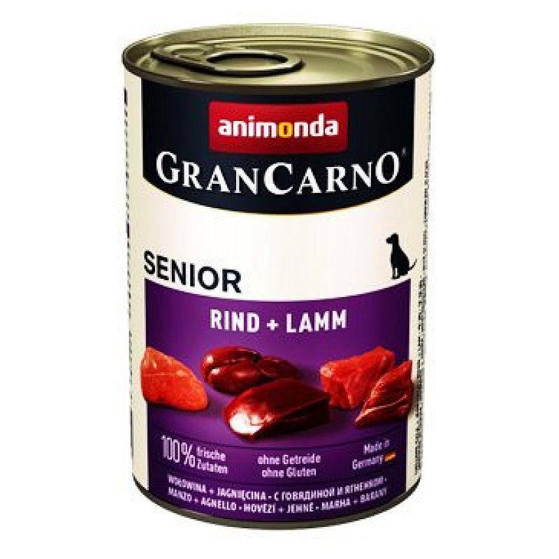 Animonda pes GRANCARNO konz. SENIOR hovězí/jehněčí 400 g