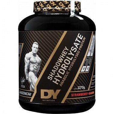 Dorian Yates Nutrition Shadowhey Hydrolysate - 2270 g, jahoda-banán