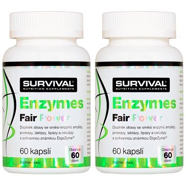 Survival Enzymes Fair Power 60 cps - AKCE 1+1