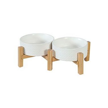 Zolux Miska keramická KERAMO DUO bílá 600 ml