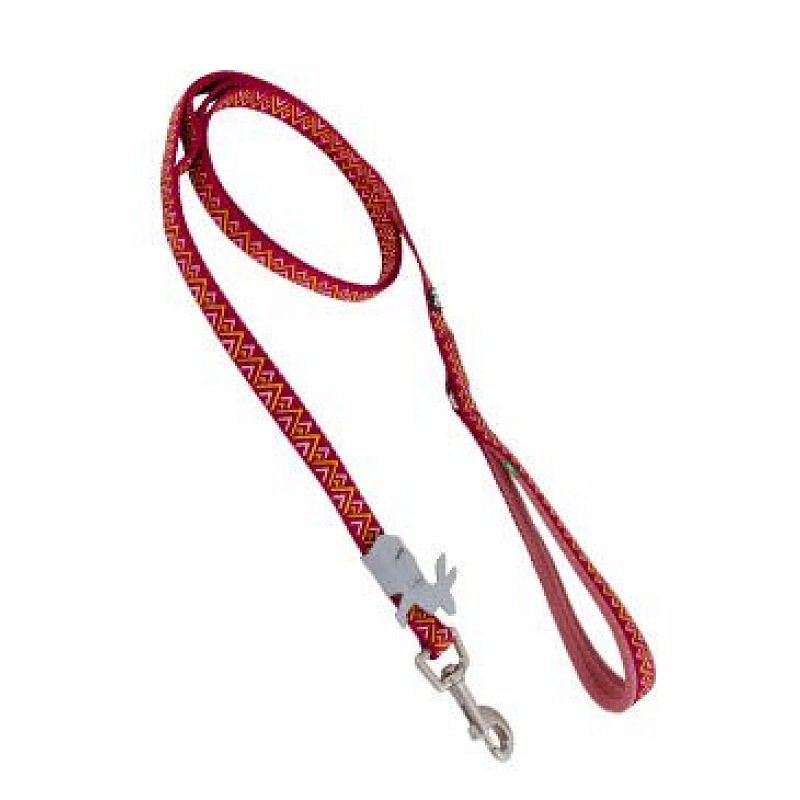 Vodítko Hurtta Razzle Dazzle Stand. červené 180cm/25mm