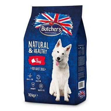 Butcher's Dog Natural & Healthy Dry s hovězím masem 10 kg