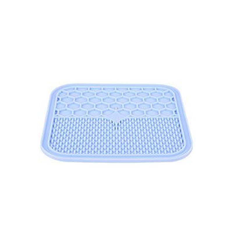 Lízací podložka pro psy SILICONE modrá M Zolux