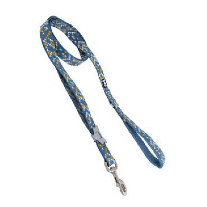 Vodítko Hurtta Razzle Dazzle Stand. modré 180cm/15mm