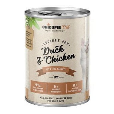 Chicopee Cat konz. Gourmet Pot Duck & Chicken 400 g