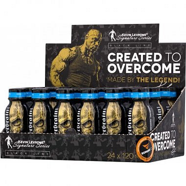 Kevin Levrone Scatterbrain Shot - 24x 120 ml, pomeranč-višeň