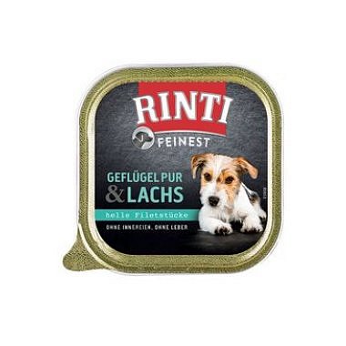Rinti Dog Feinest vanička drůbež+losos 150 g