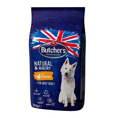 Butcher's Dog Natural & Healthy Dry s kuřecím masem 10 kg