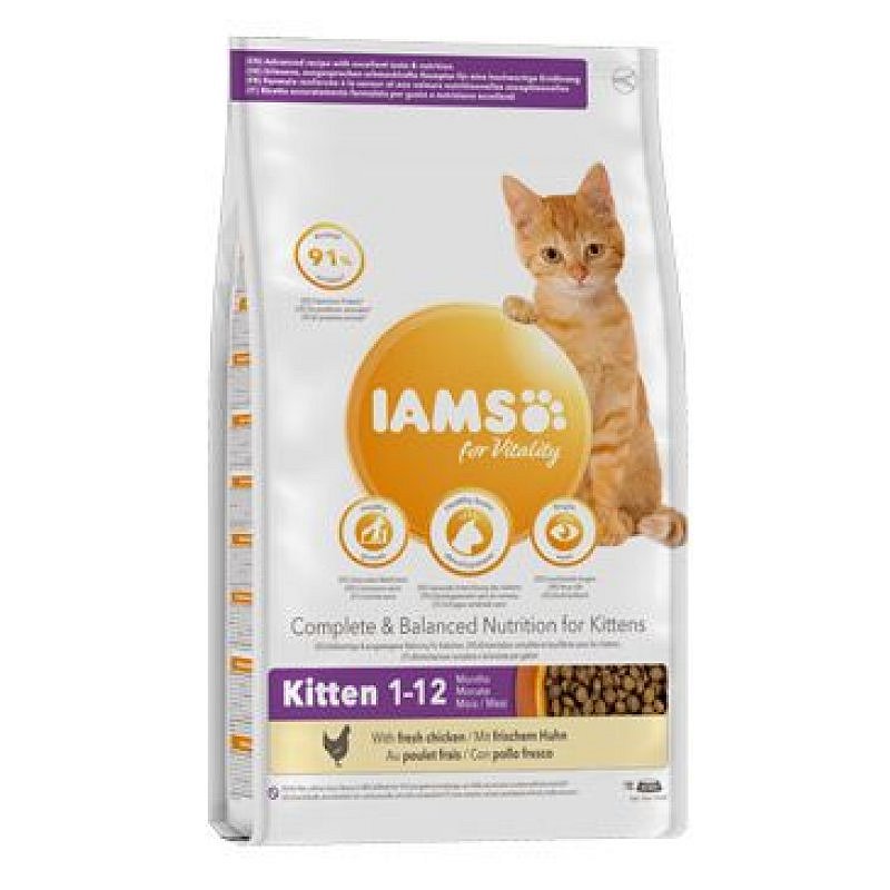 Iams Cat Kitten Chicken 10 kg