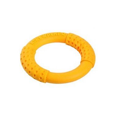 Hračka pes RING MINI plov.a létající z TPR oranž. Kiwi