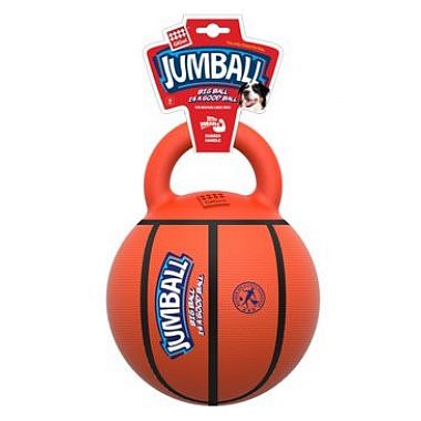 Hračka pes GiGwi Jumball Basketball míč s rukojetí