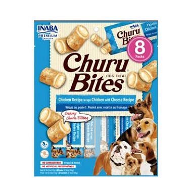 Churu Dog Bites Chicken wraps Chicken+Cheese 8 x 12 g