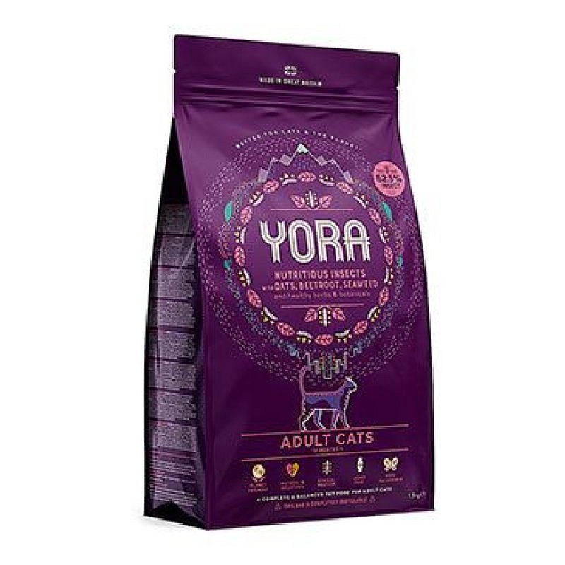 YORA Cat Adult z hmyzu pro kočky 1,5 kg