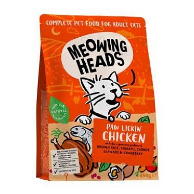 MEOWING HEADS Paw Lickin’ Chicken 450 g