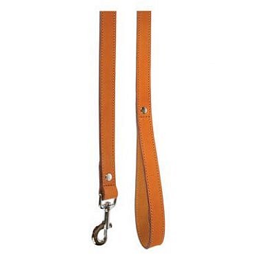 Zolux vodítko pes kůže 16mm/1m sv. hnědé