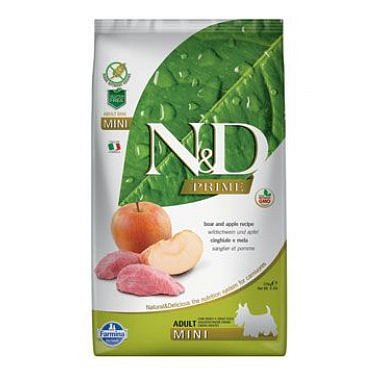 N&D PRIME DOG Adult Mini Boar & Apple 2,5 kg